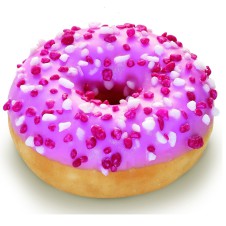 Mini jahodový donut
