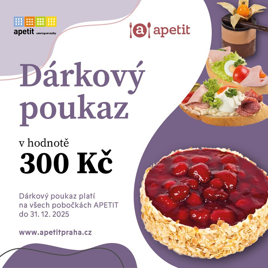 Dárkový poukaz v hodnotě 300 Kč